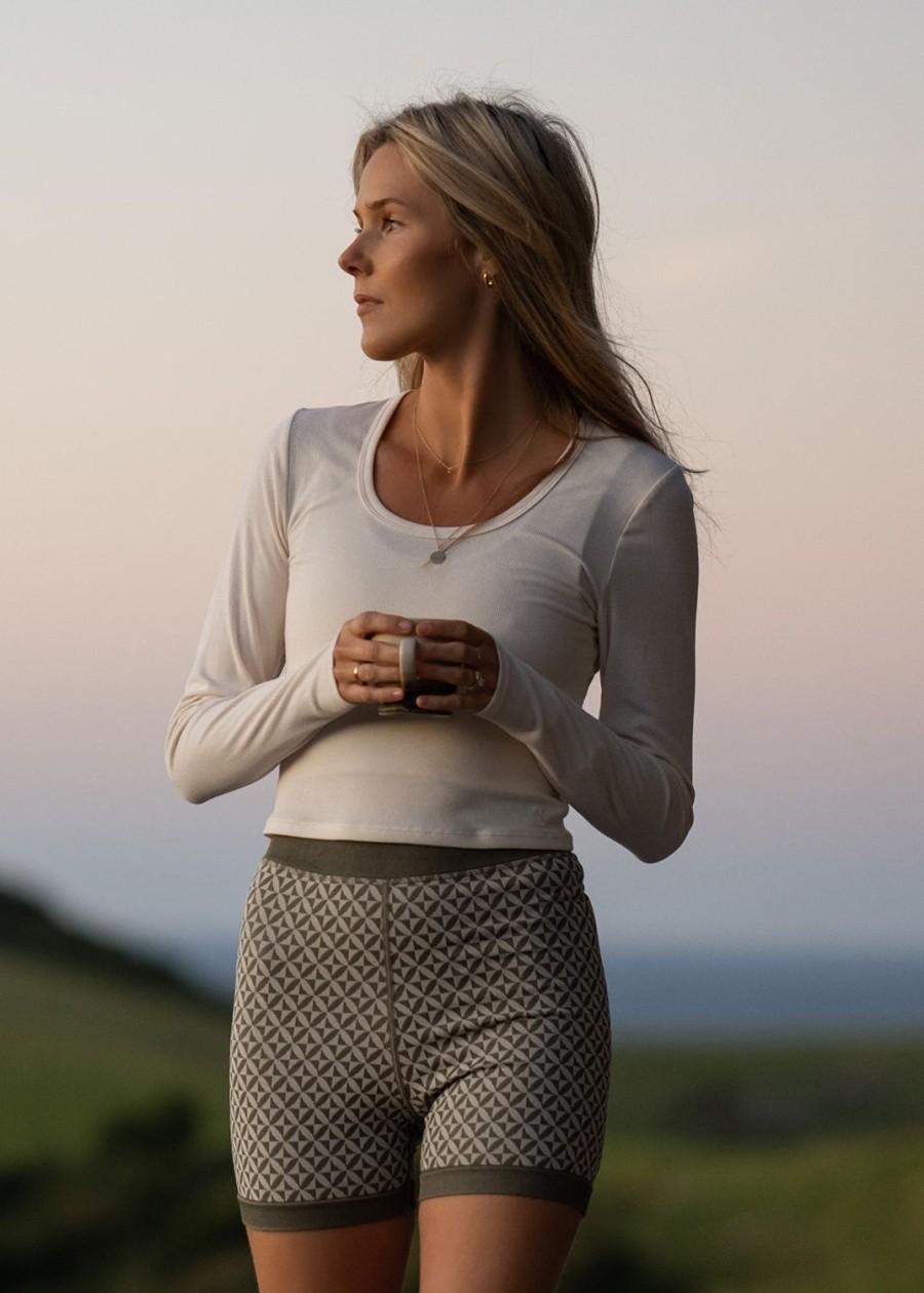 Tops NIMBLE | Essential Ribbed Crop Ls