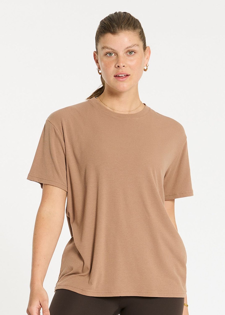 Tops NIMBLE | Oversized Ribbed Tee