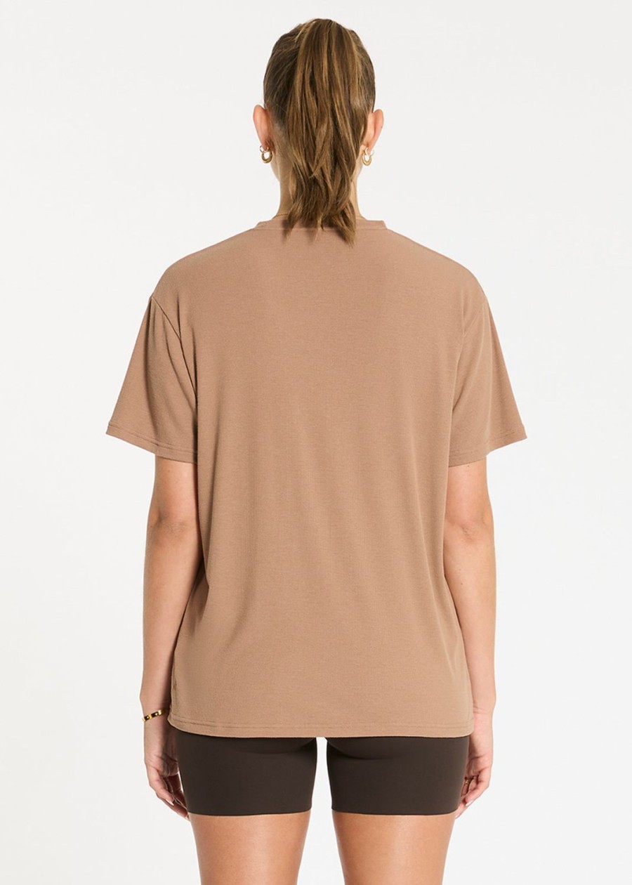 Tops NIMBLE | Oversized Ribbed Tee