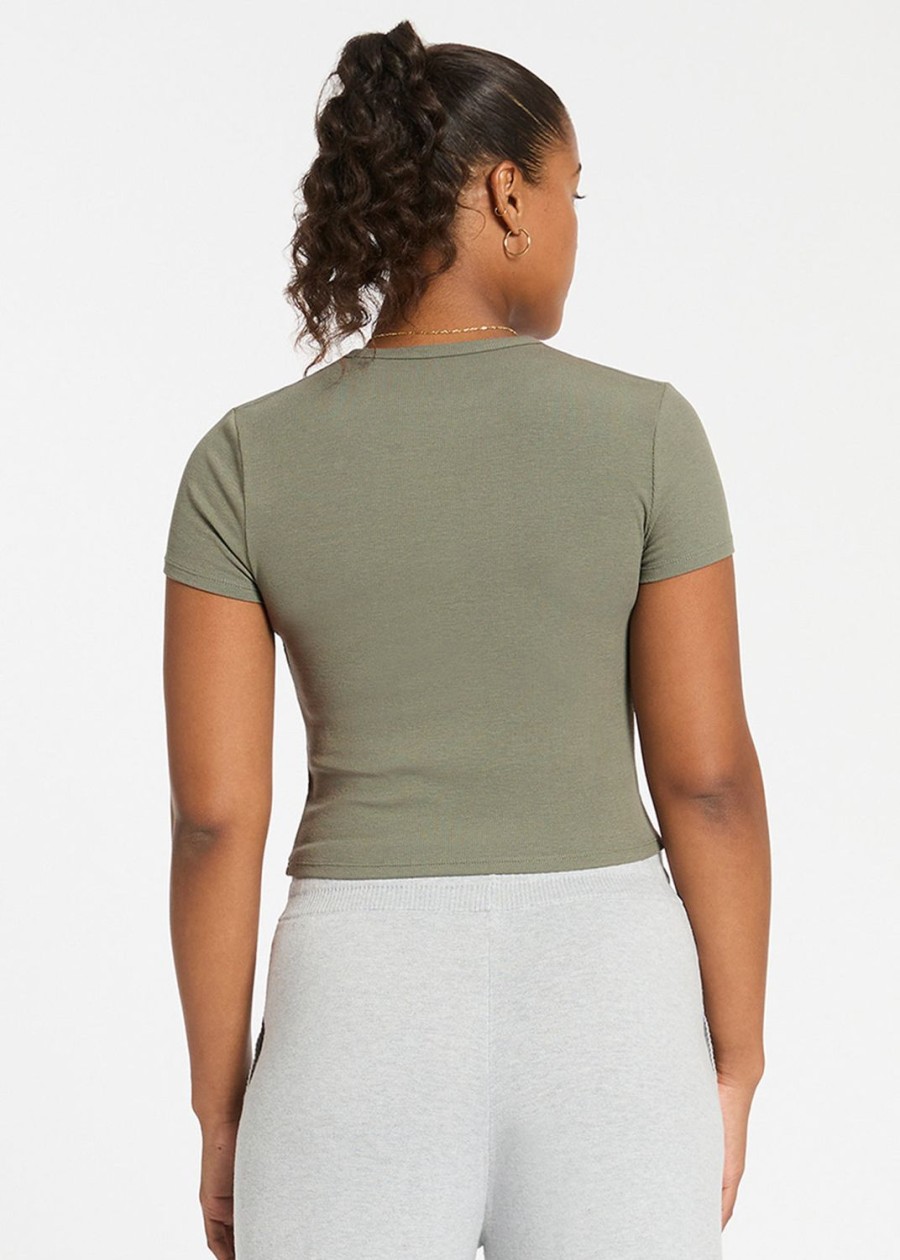 Tops NIMBLE | Ribbed Cutey Tee